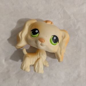 Littlest Pet Shop Cream Cocker Spaniel #347 Rare
